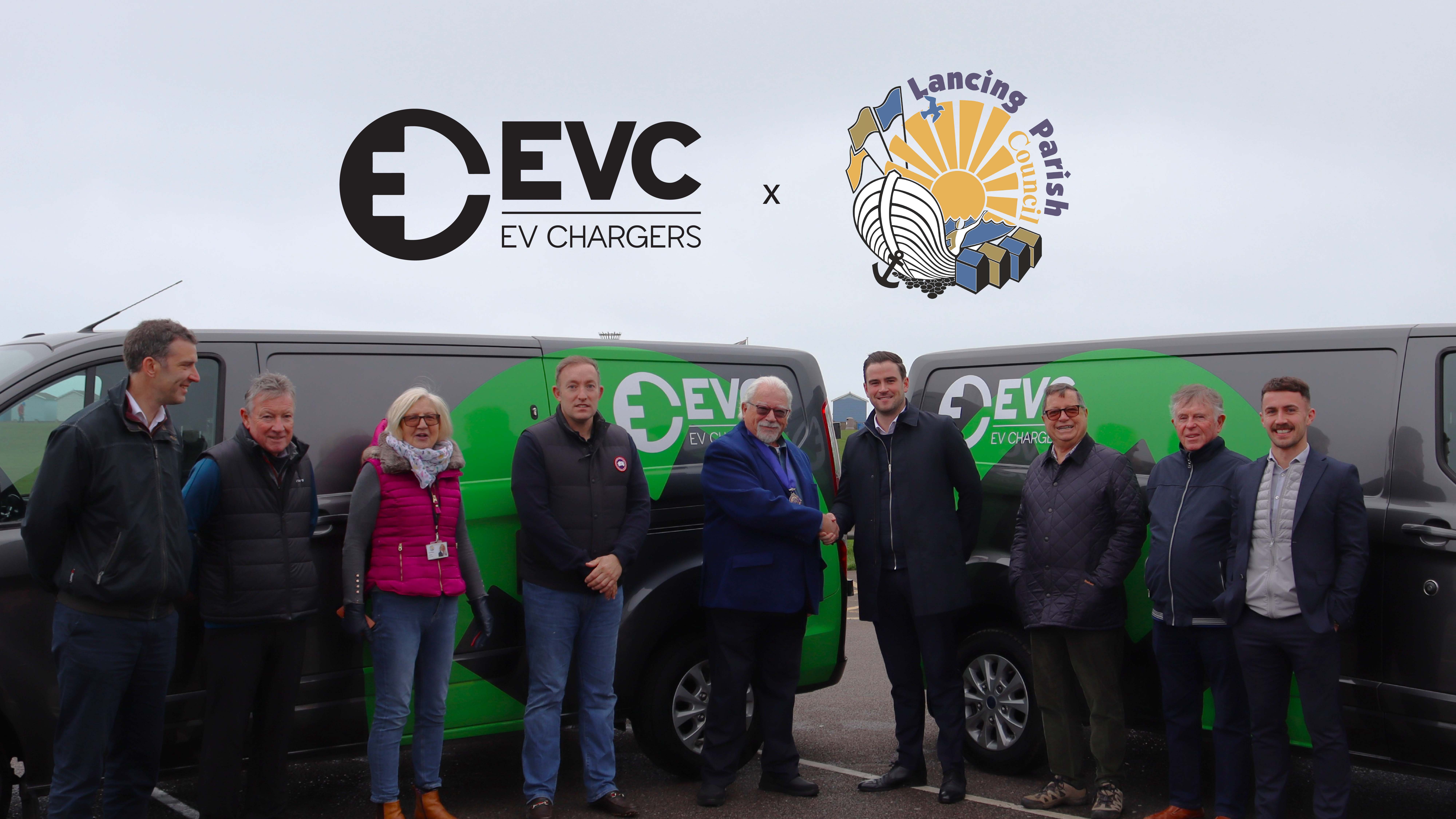 EVC partners with Lancing Parish Council to fast track the roll out of EV charge points in Lancing